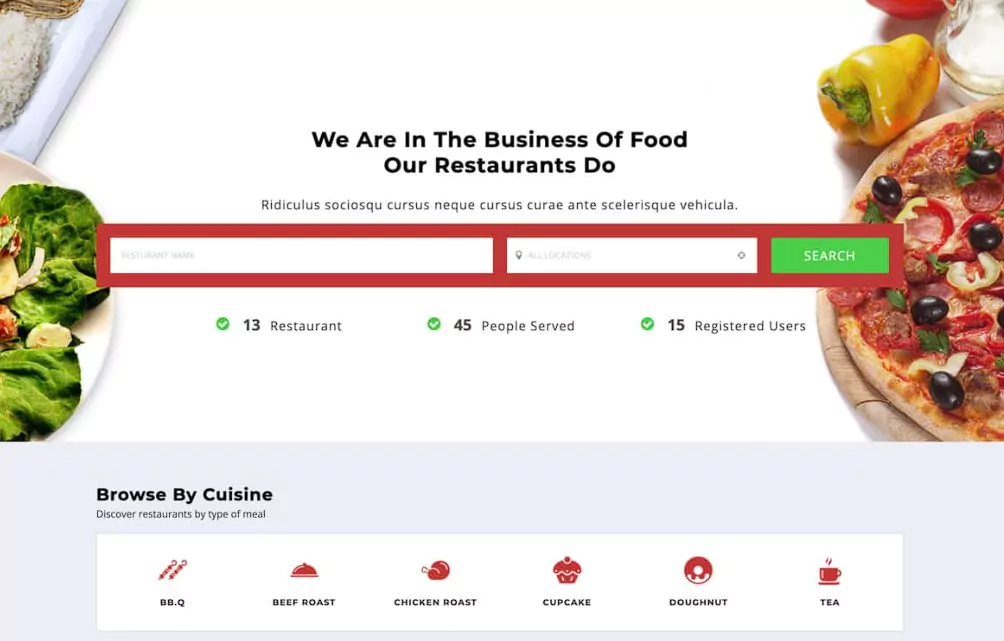 шаблон FoodBakery wordpress доставка еды бесплатно